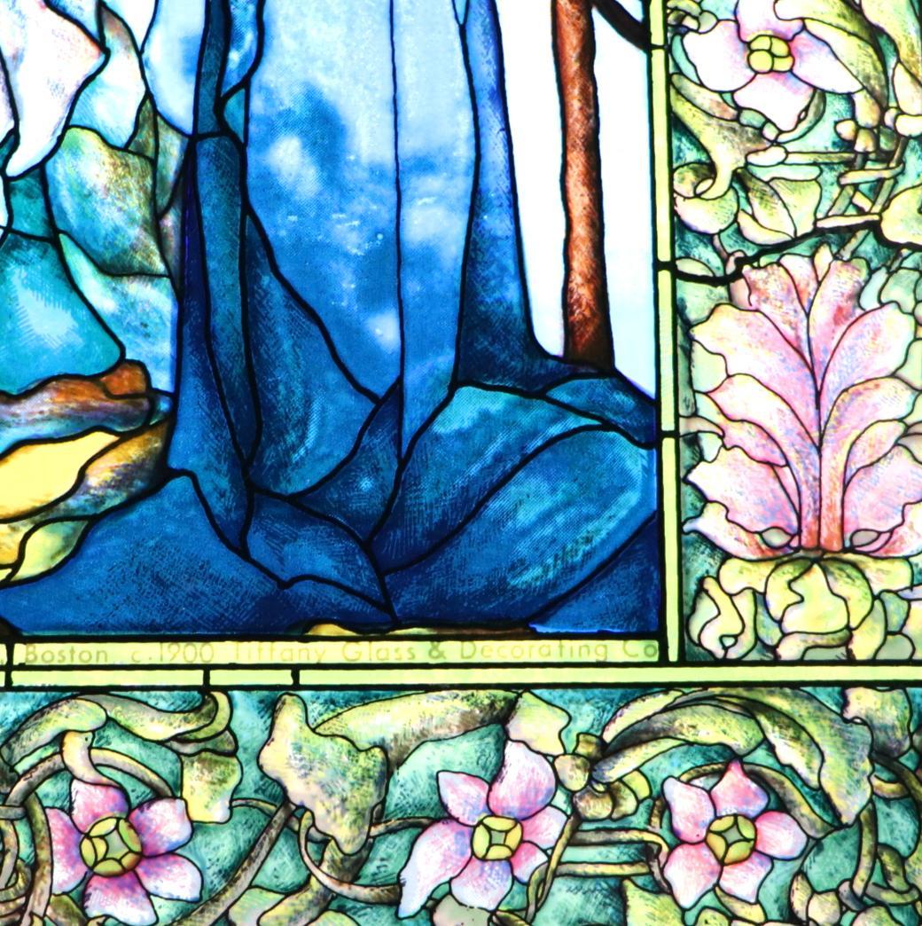 アーリントンストリート教会 大型 ヴィンテージ ステンドグラス マリアへの告知