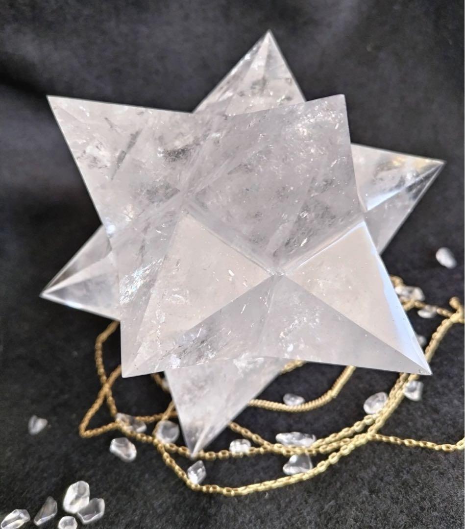 レムリアン水晶アステロイド 最長幅10.9cm 、約543g