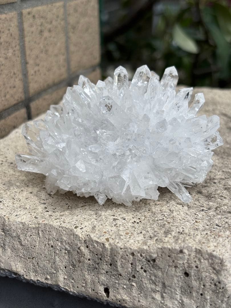 【強力浄化】希少！虹入り⭐小さめ菊花水晶クラスタ➖⭐️N142