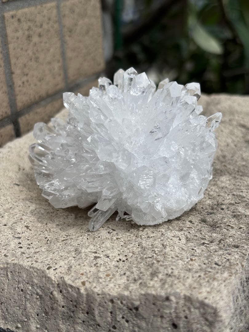 【強力浄化】希少！虹入り⭐小さめ菊花水晶クラスタ➖⭐️N142