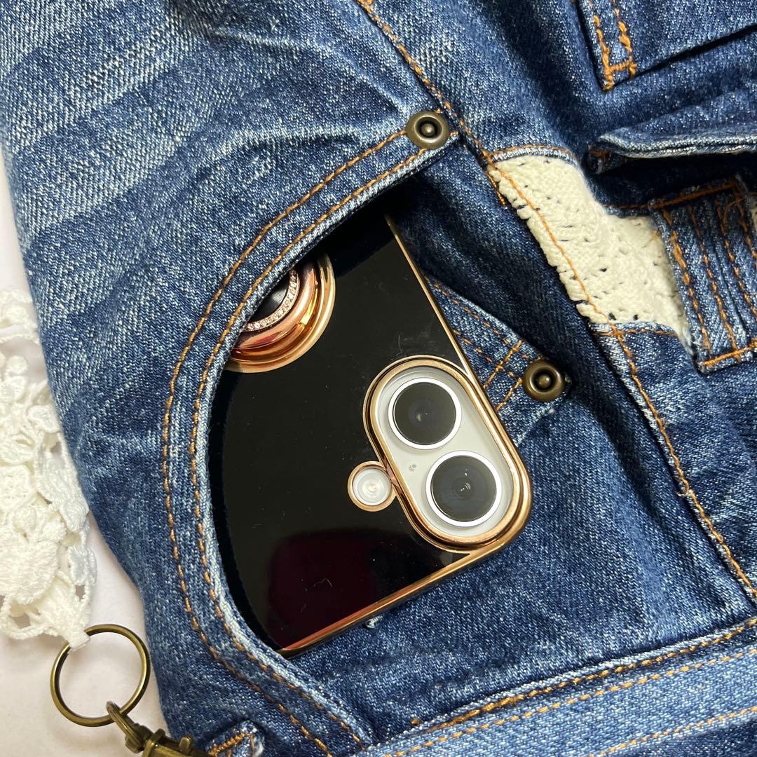 ミナペルホネン Poco bag 《タンバリン&フォレストwingリメイクデニム