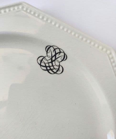 希少　美品　クレイユモントロー　オクトゴナル　フランスアンティーク