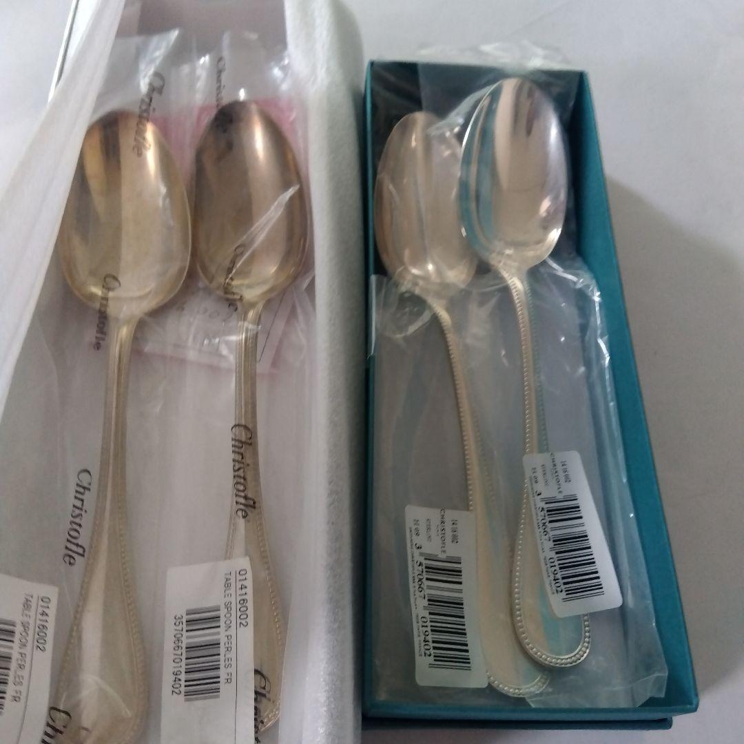 Christofle　クリストフル　銀スプーン×4