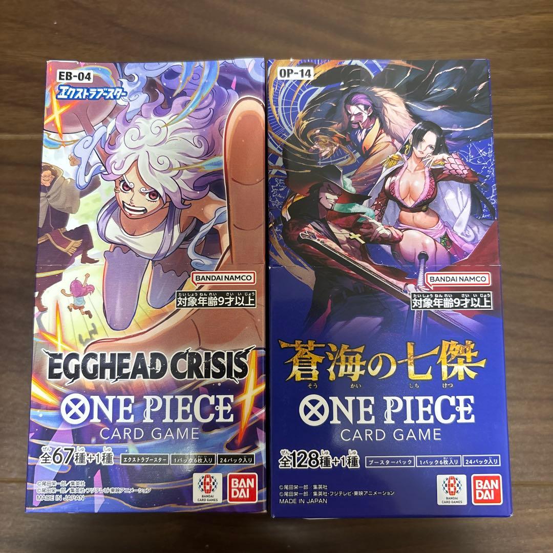 新品未開封boxテープ付き】蒼海の七傑 エッグヘッドクライシス 各1