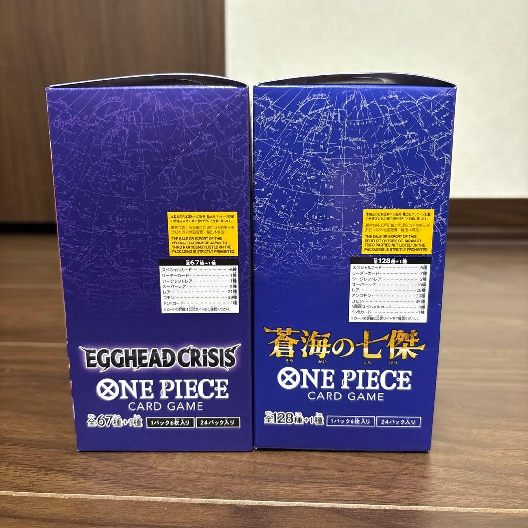 新品未開封boxテープ付き】蒼海の七傑 エッグヘッドクライシス 各1