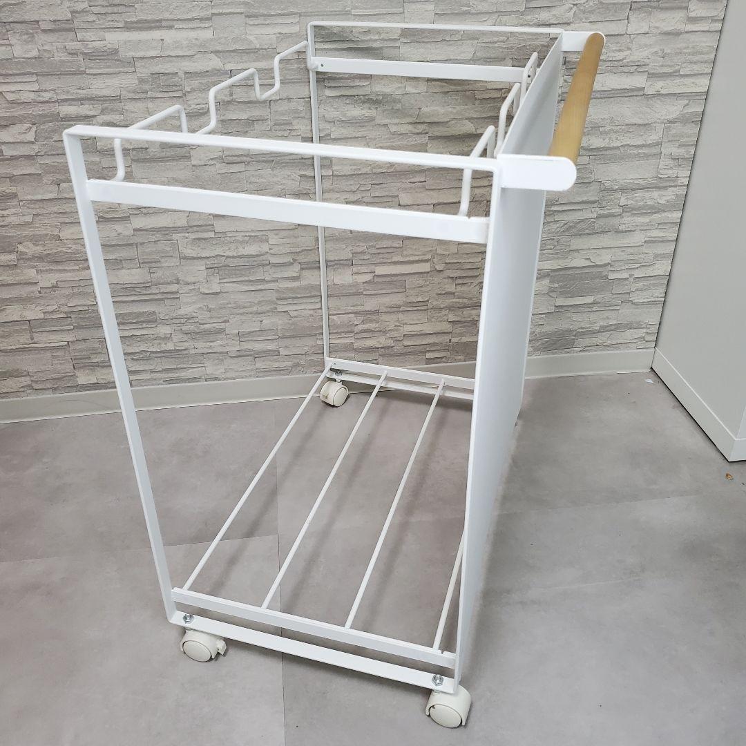 【極美品】山崎実業 TOSCA トスカ 目隠し３分別ダストワゴン