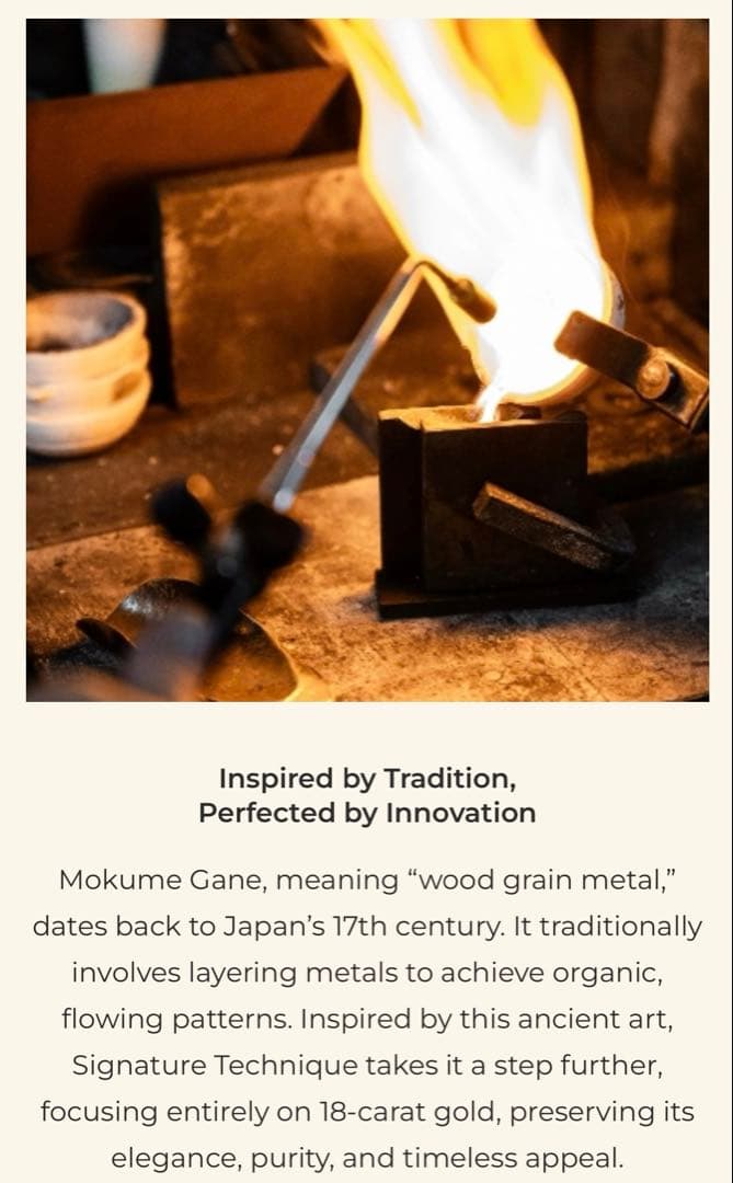 新品未使用日本未発売 14K 木目金インスパイア 0.11ct ラボダイヤモンド