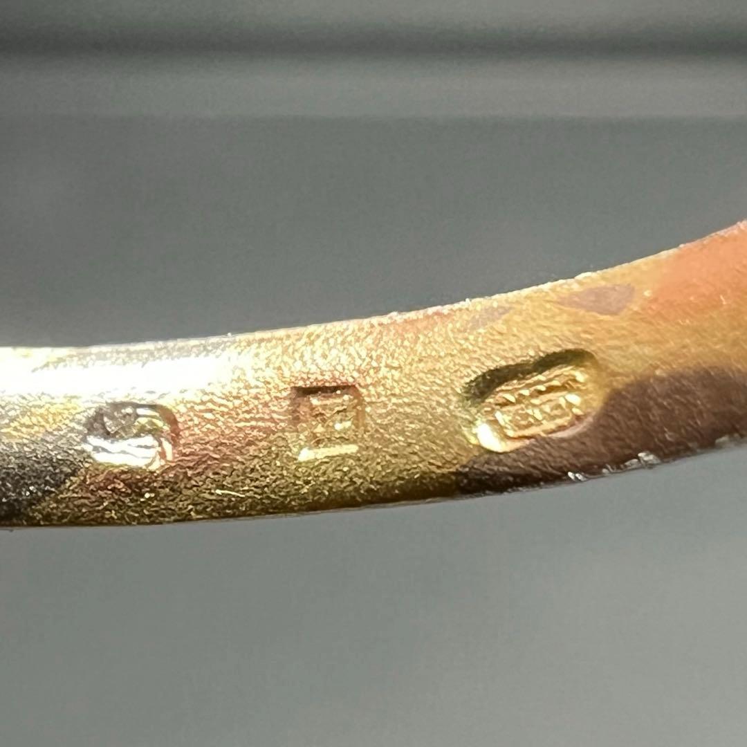 新品未使用日本未発売 14K 木目金インスパイア 0.11ct ラボダイヤモンド