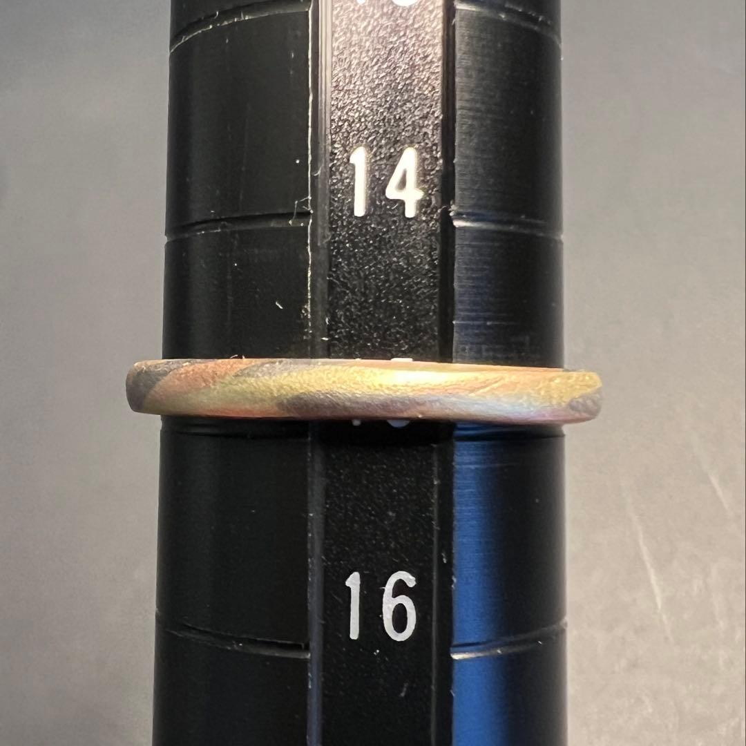 新品未使用日本未発売 14K 木目金インスパイア 0.11ct ラボダイヤモンド