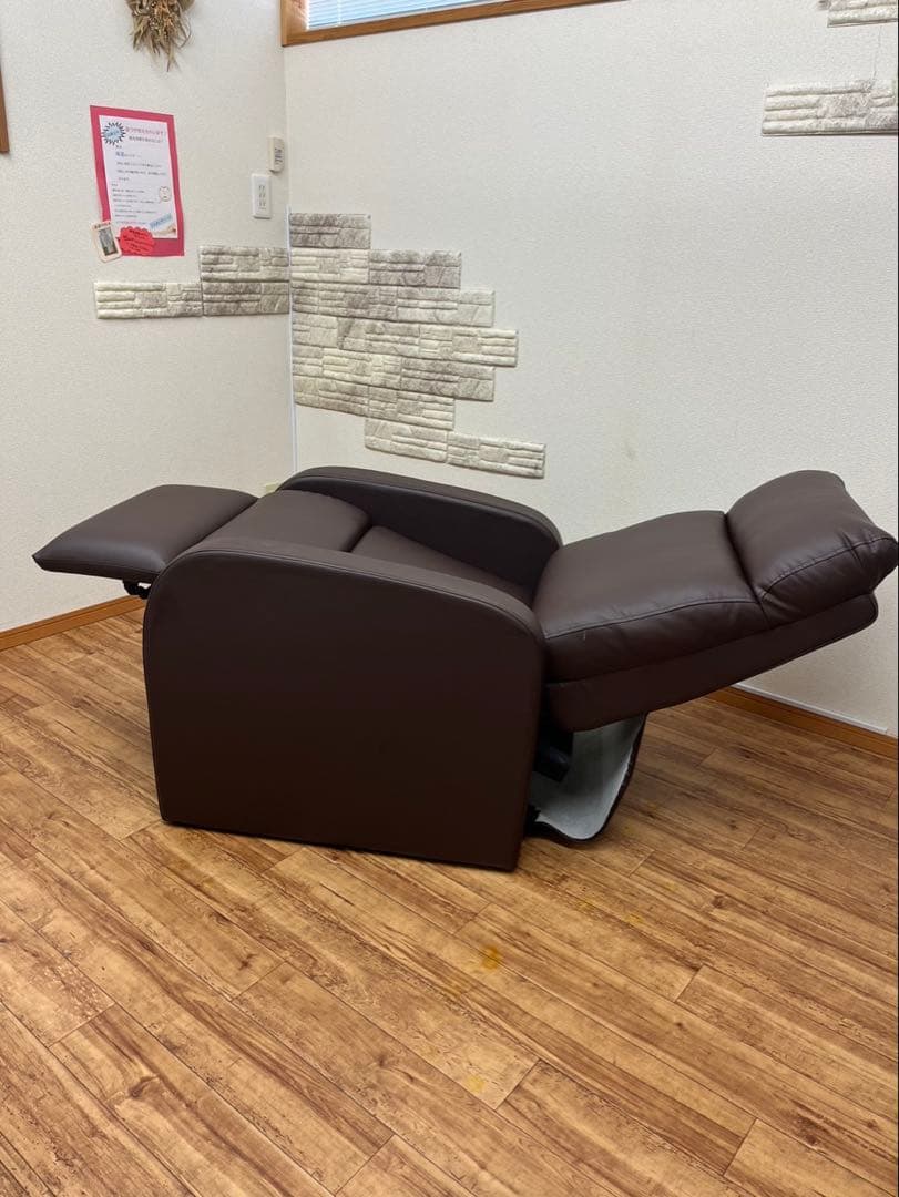 【超美品】ブラウン リクライニングチェア 1人掛け　エステ