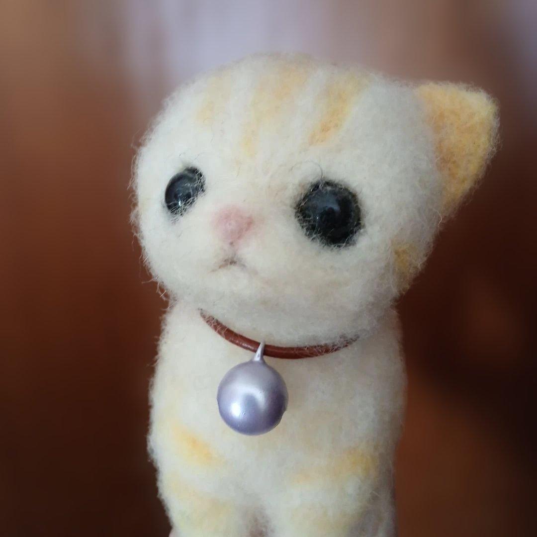 作家様　羊毛フェルト　猫のぬいぐるみ　セット品