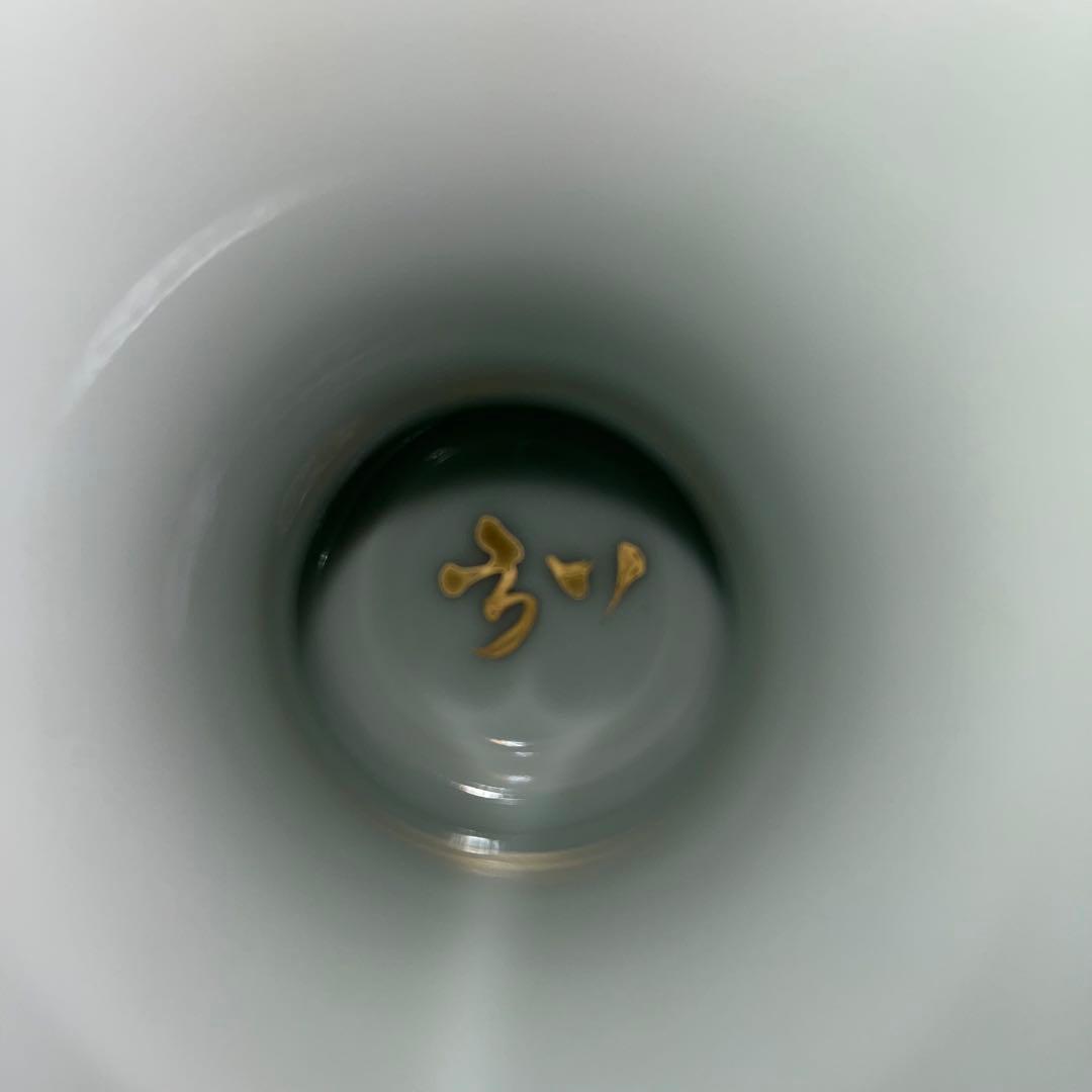 コンポート皿　作家物　色絵磁器　「時計草」