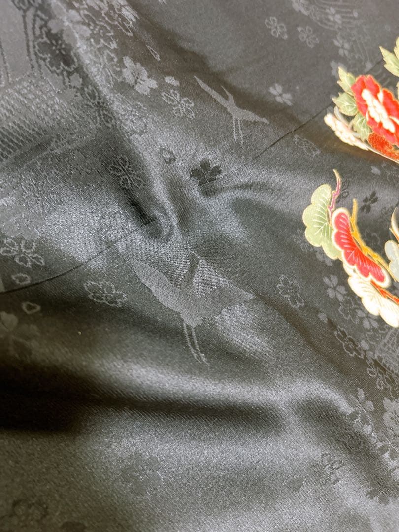 上品なお着物セット♡七五三　7歳　女の子　フルセット　一式　赤　黒