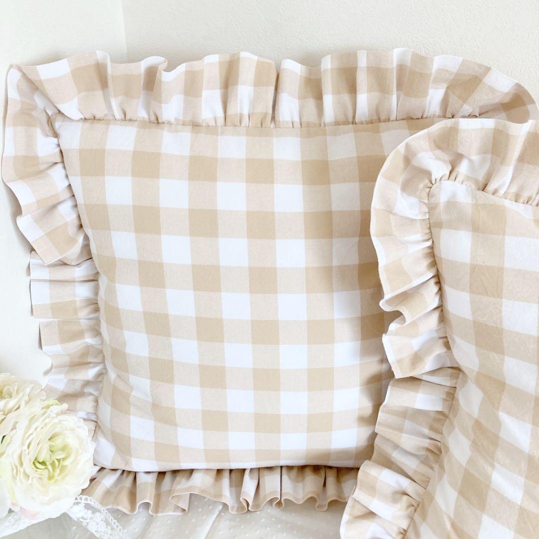 おはな様ご確認ページ♡フリルクッションカバー