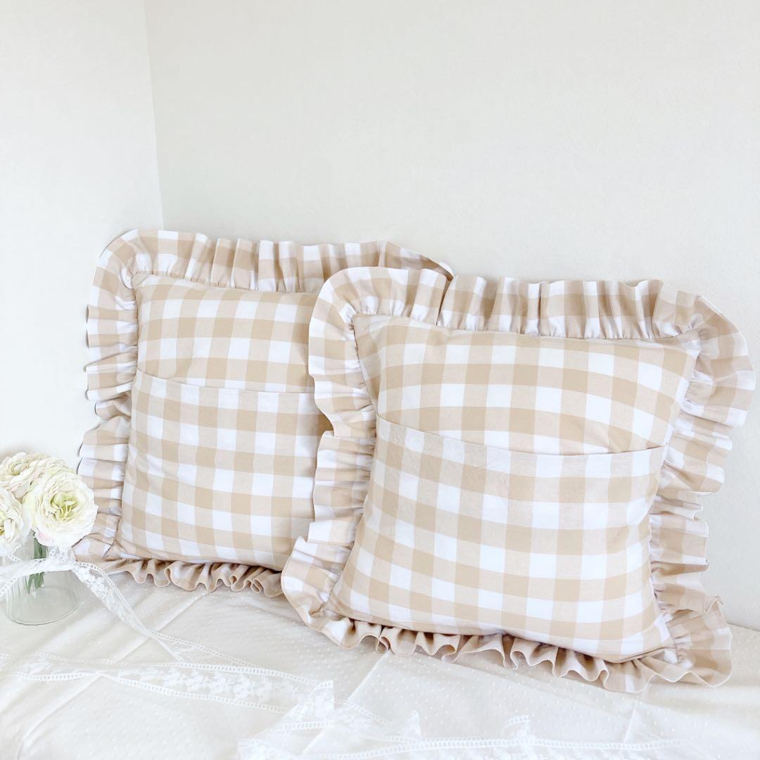 おはな様ご確認ページ♡フリルクッションカバー