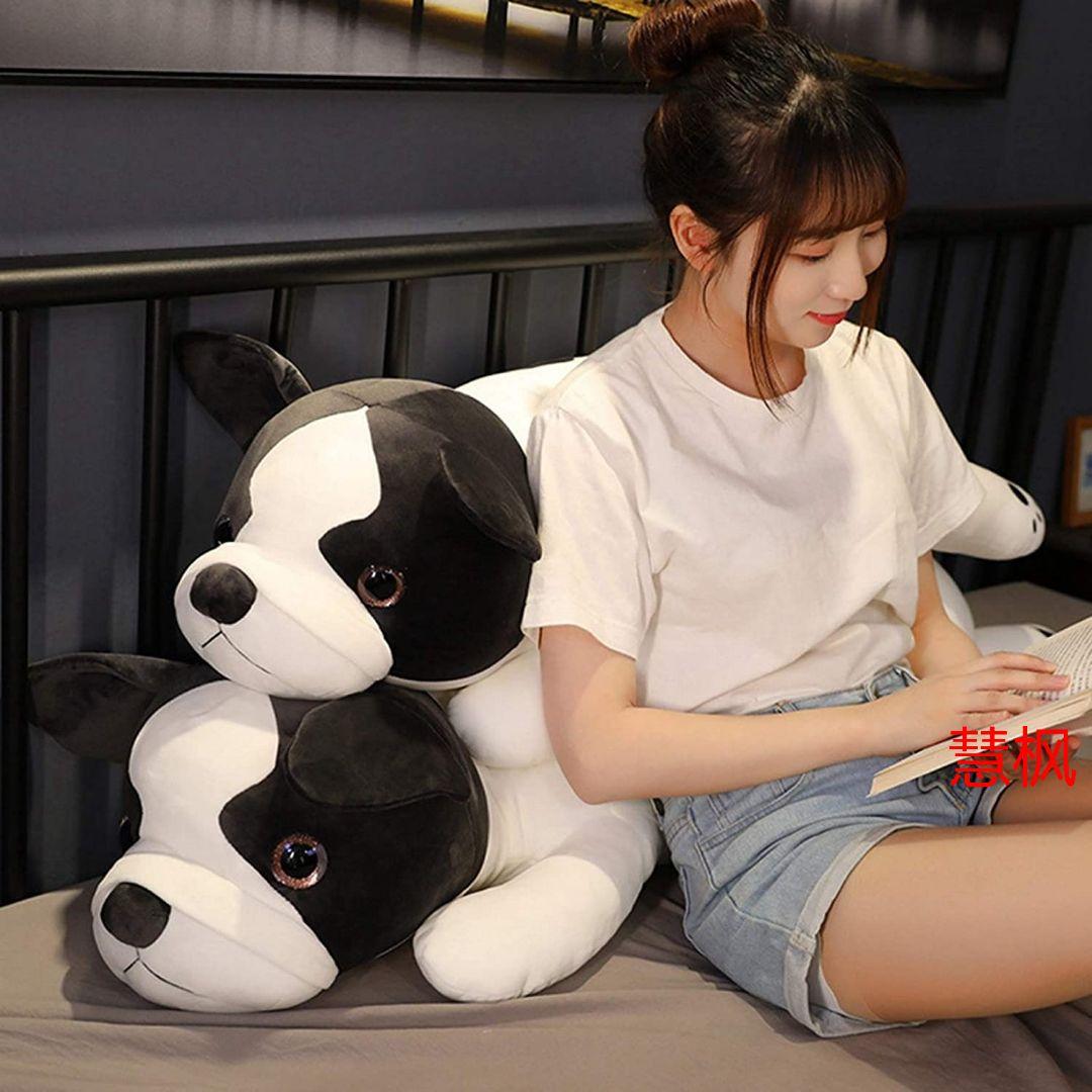 抱き枕 犬ぬいぐるみ フレンチブルドッグ 添い寝枕 120cm 柔らかい 特-