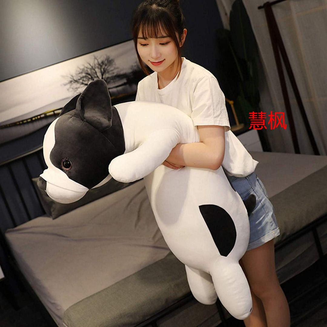 抱き枕 犬ぬいぐるみ フレンチブルドッグ 添い寝枕 120cm 柔らかい 特-