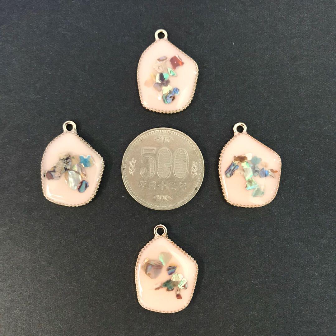 100個 オパール風 いびつパーツ
