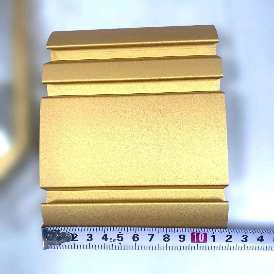 風水　開運　八角形ゴールドミラー 約28cm