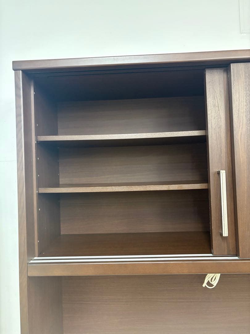 M043 レンジボード 食器棚 カップボード　上下分割可能！　幅1400mm