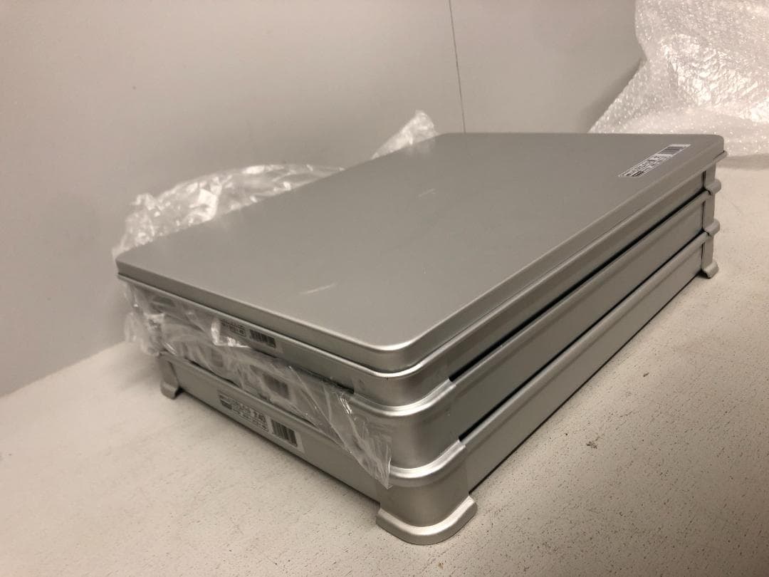 3個　アカオアルミ アルミ システムバット 大 40　蓋へこみ有り1個