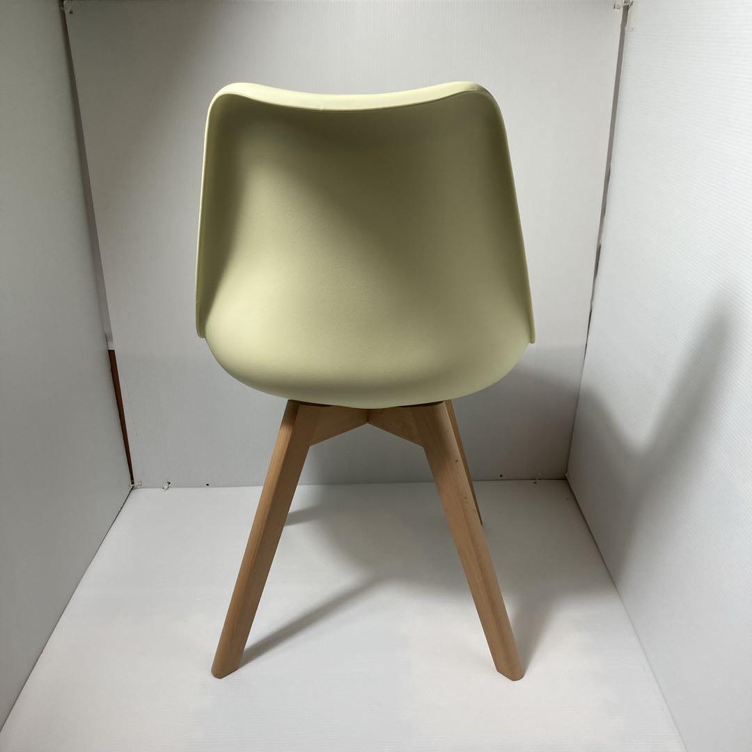 イームズ ダイニングチェア 北欧 シェルチェア クッション付き ライト