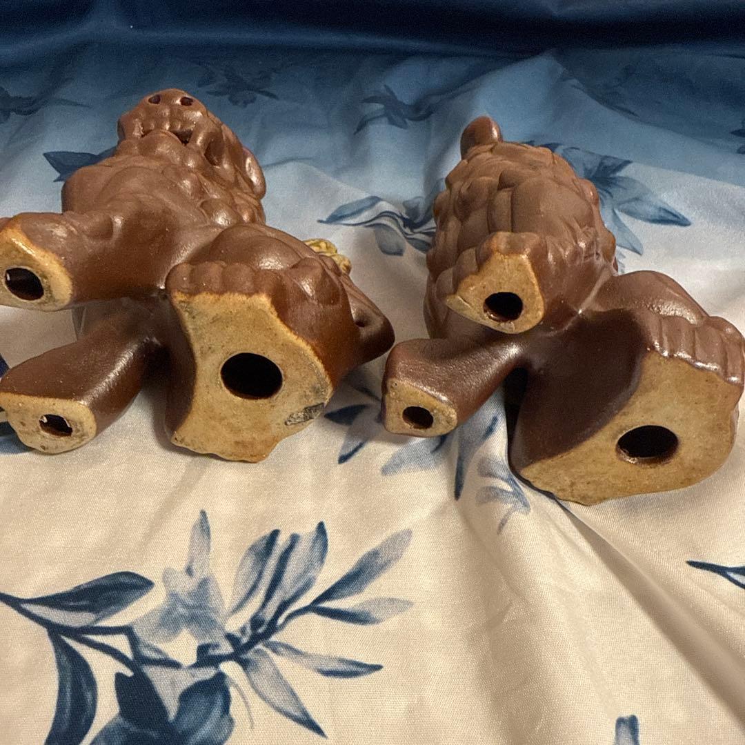 沖縄シーサー 琉球焼「くちゃ窯」作