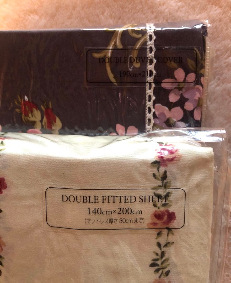 ローラアシュレイ　掛け布団カバー&シーツ　ダブルサイズ