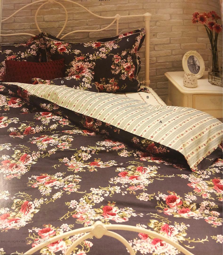 ローラアシュレイ　掛け布団カバー&シーツ　ダブルサイズ