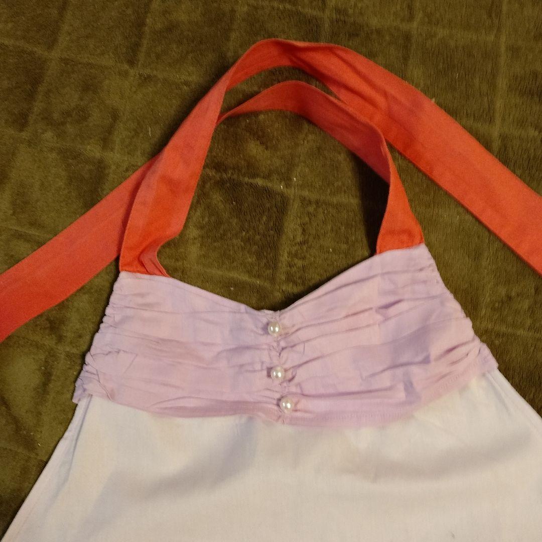 ディズニー　アリエル　エプロン　レデース兼子供もドレスみたい！