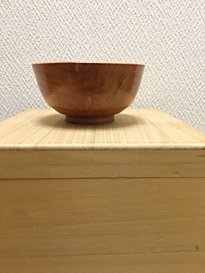 ☆未使用☆屋久杉刳抜お碗☆工芸品☆屋久杉食器☆