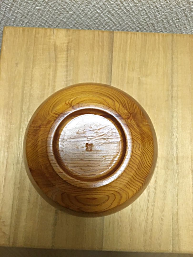 ☆未使用☆屋久杉刳抜お碗☆工芸品☆屋久杉食器☆