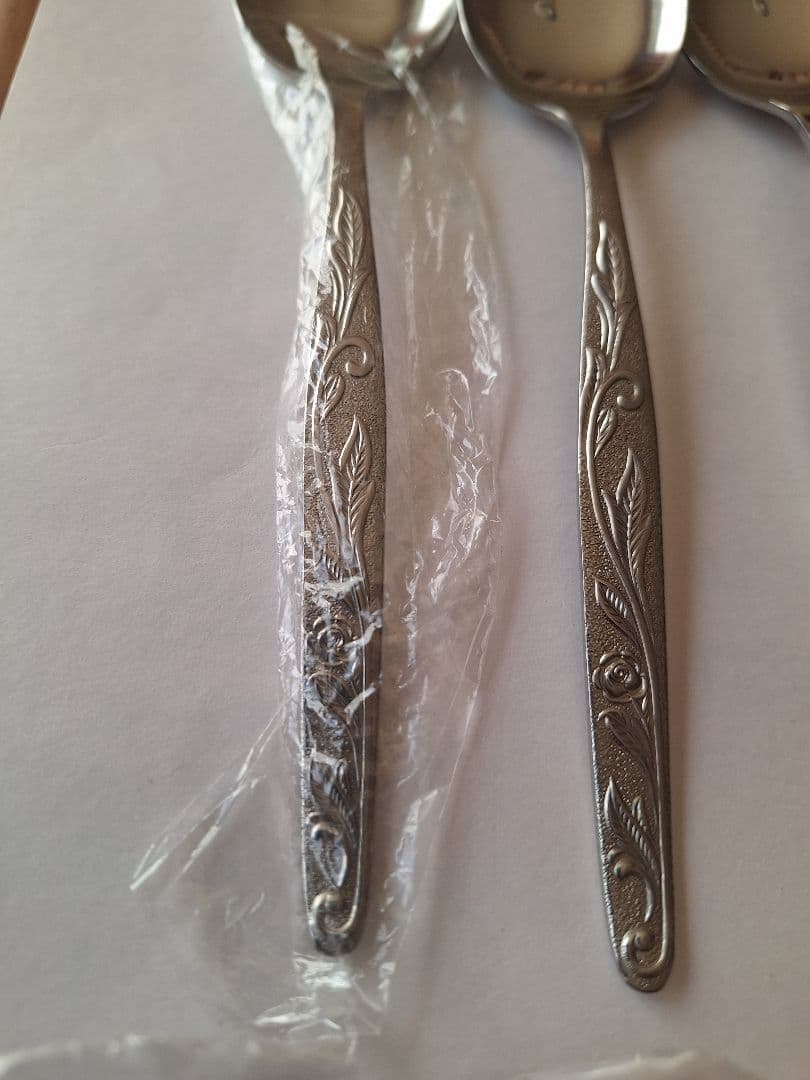 昭和レトロ　チェリーシリーズ　刻印　カトラリー　18本