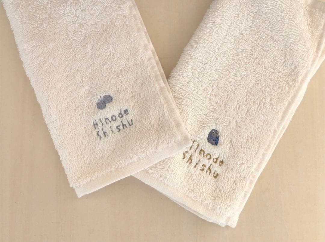 りん　　 -organic-cotton- お名前ししゅうハンドタオル