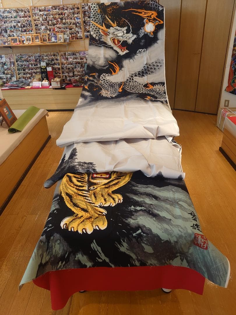 ○掘り出し物○写真映え 高価訳あり希少品○ 五月人形 龍虎のぼり