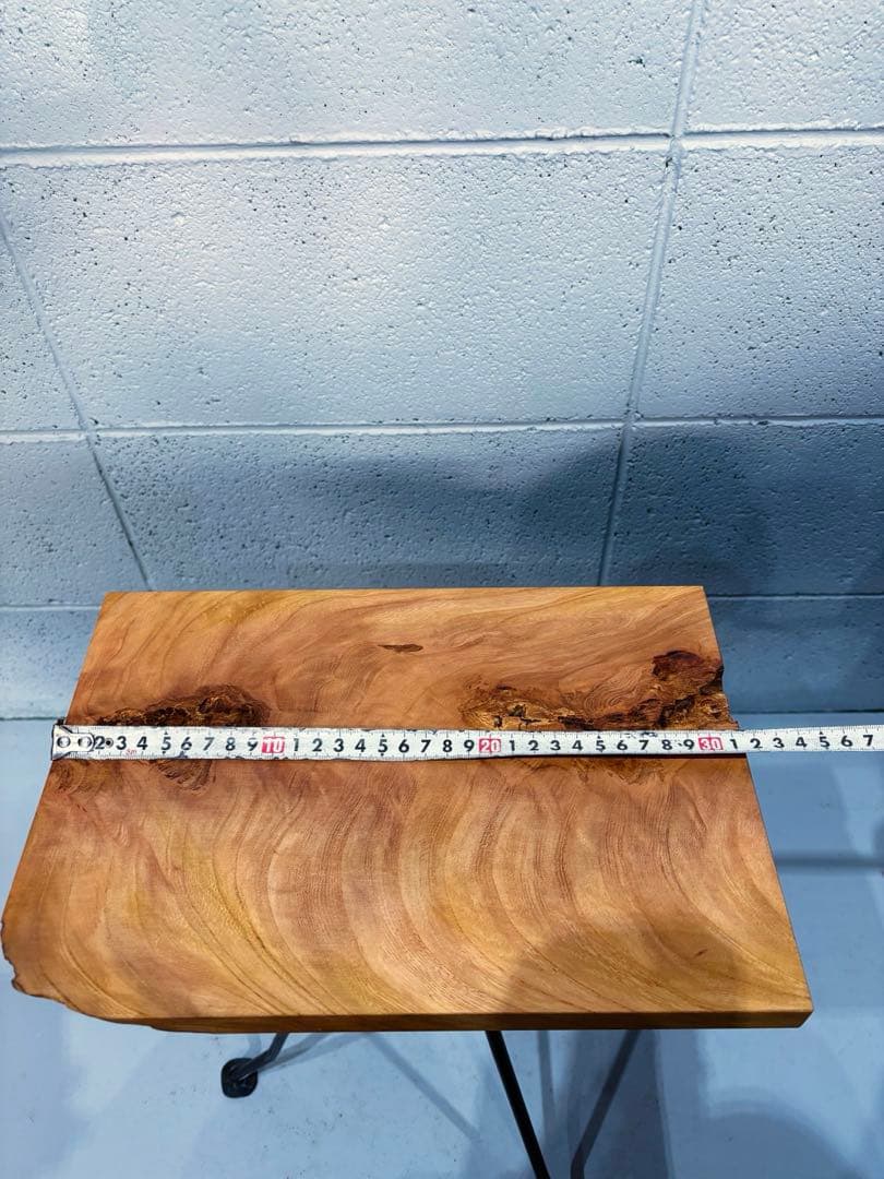 欅材サイドテーブル　コーヒーテーブル　ナイトテーブル　観葉植物置き台