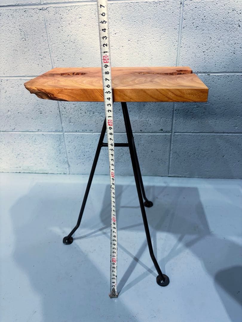 欅材サイドテーブル　コーヒーテーブル　ナイトテーブル　観葉植物置き台