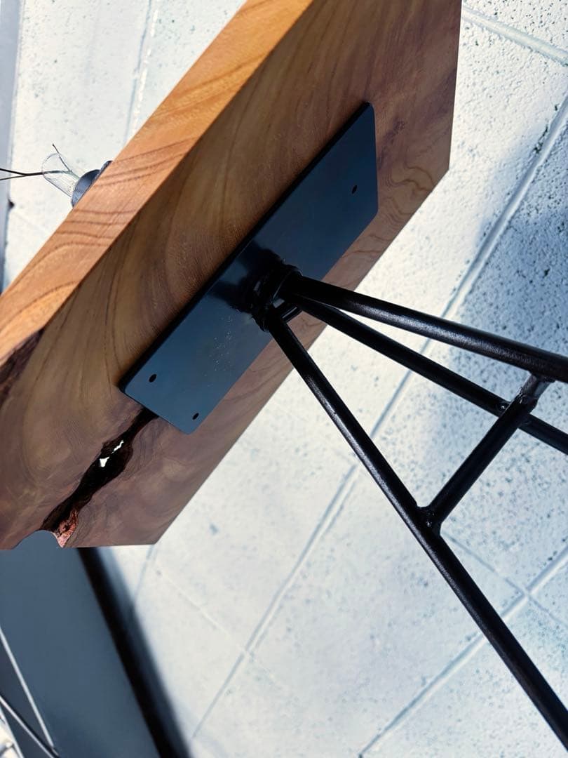 欅材サイドテーブル　コーヒーテーブル　ナイトテーブル　観葉植物置き台