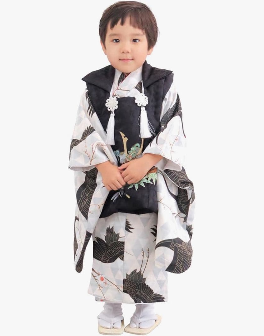 Kyoetsu 七五三 3歳男の子 着物 セット