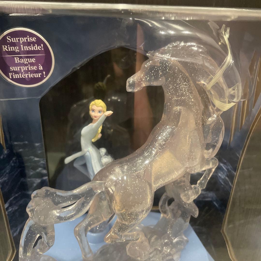 ディズニー エルサ ノック ジュエリーボックス LEDライト フィギュア