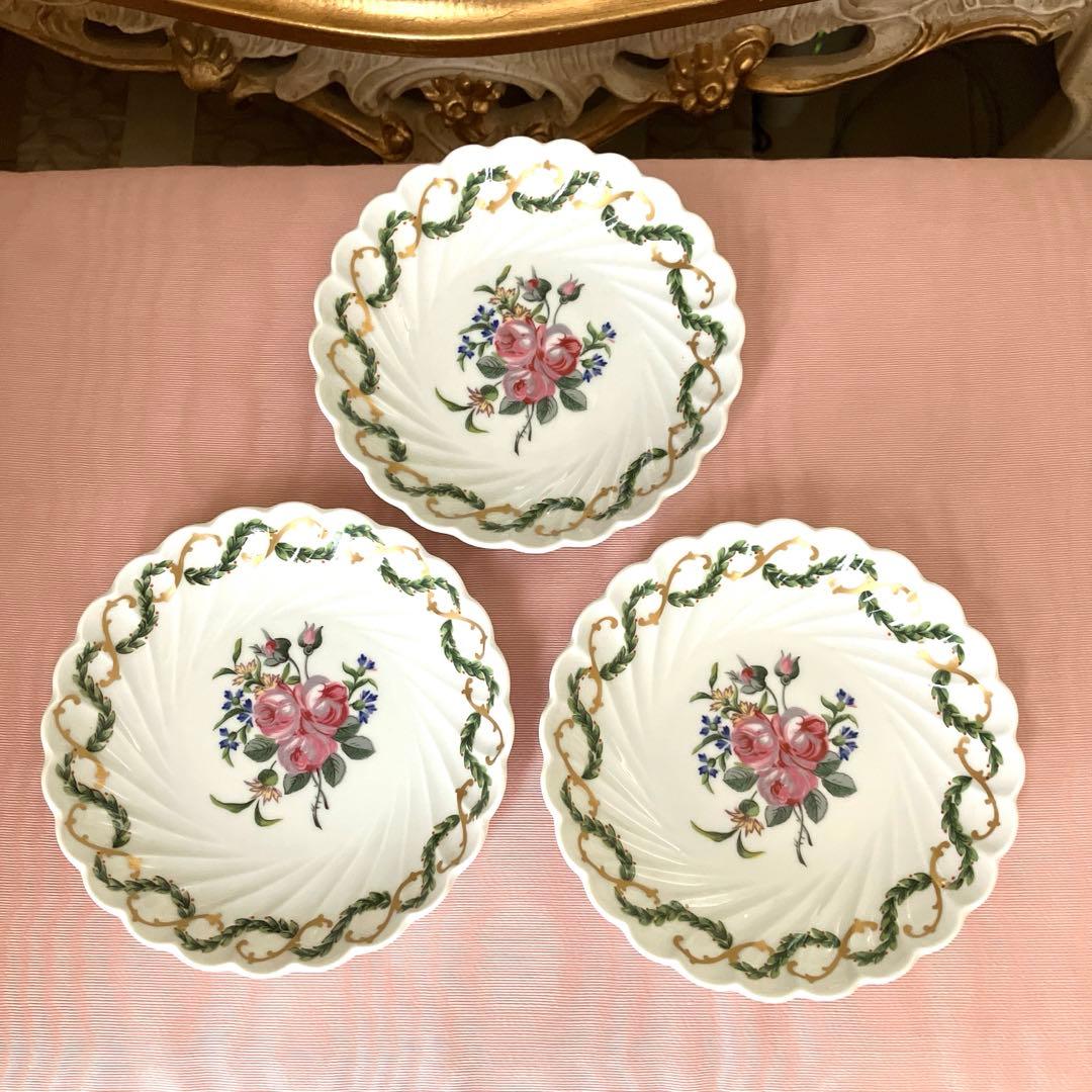 希少アビランド ルーヴシエンヌ フルーツプレート リモージュ 廃盤 3枚