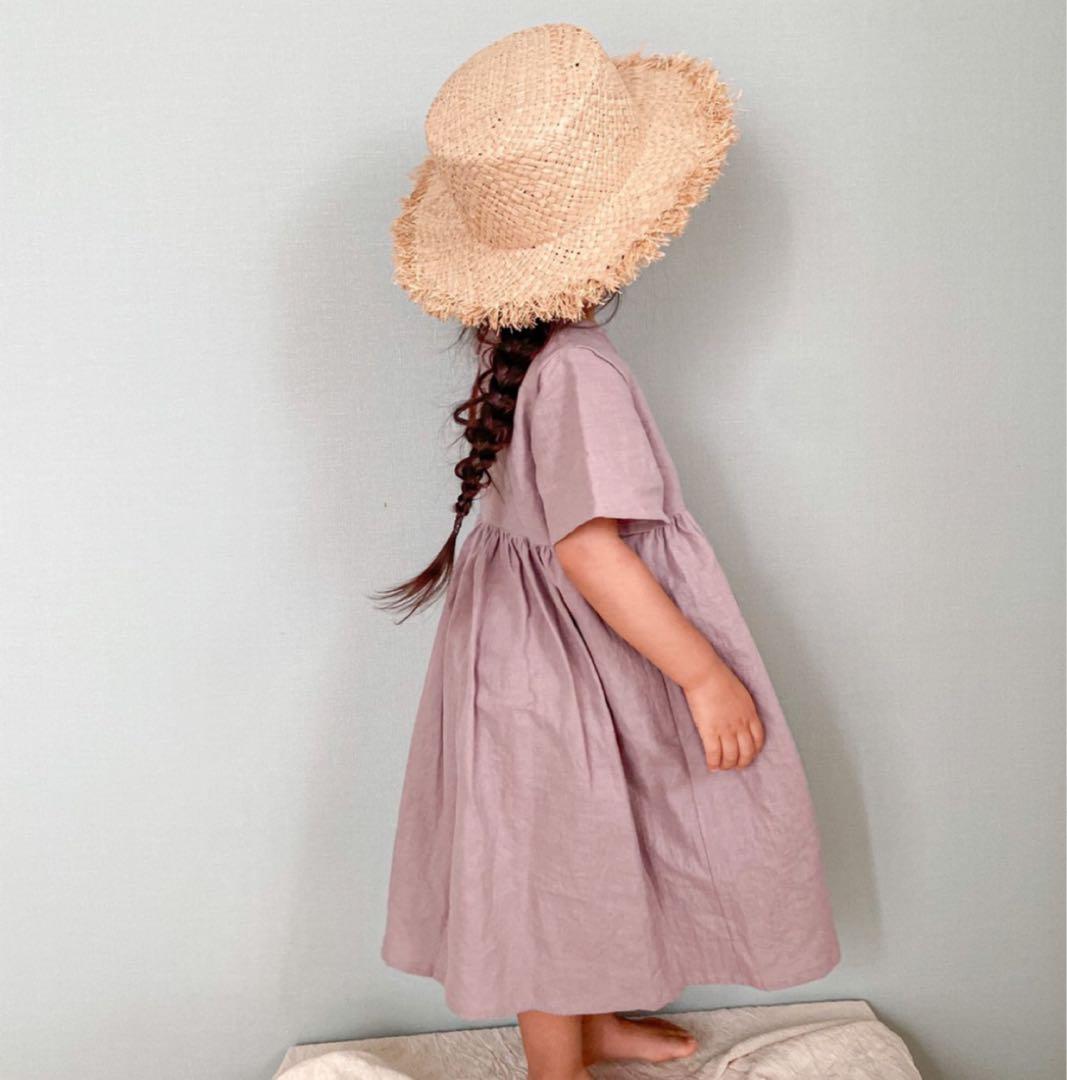 再販 ハンドメイド ギャザーワンピース