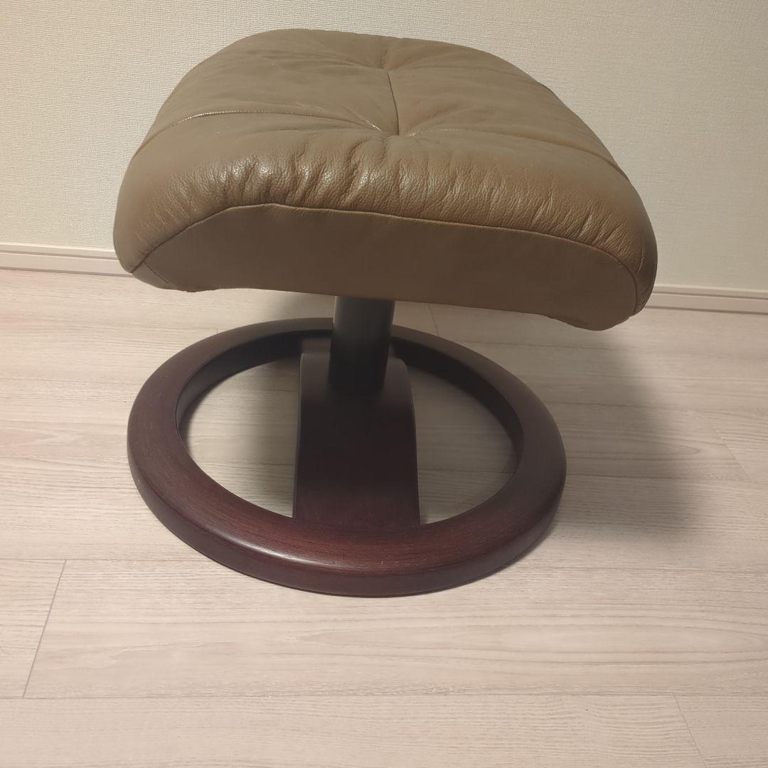 Fjords レザー オットマン