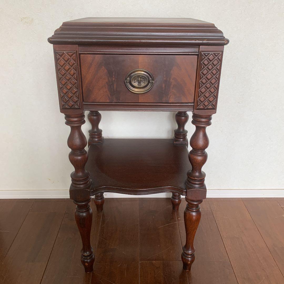 アメリカ製　米国　ビンテージ　電話台　花台