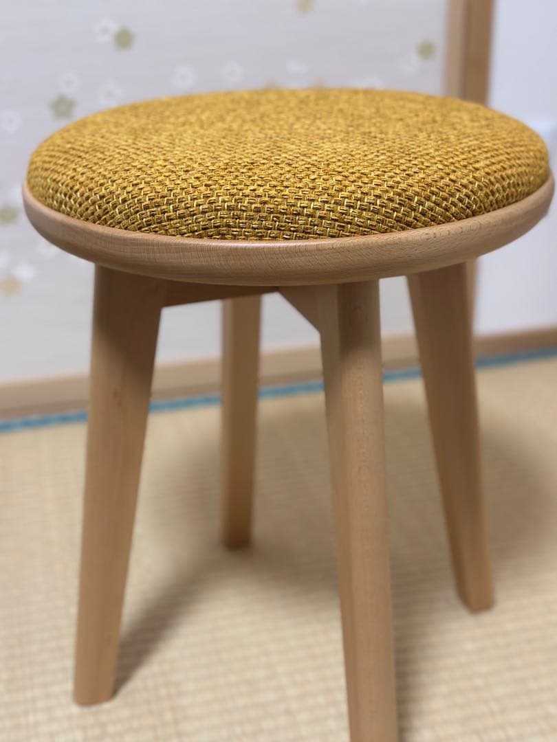 【新品】高級スツール ※替え座面付き