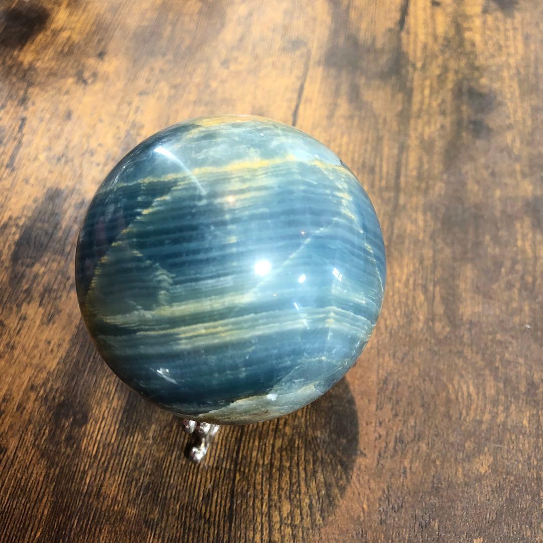 ブルーオニキス＊6.4cmスフィア＊パワーストーン天然石