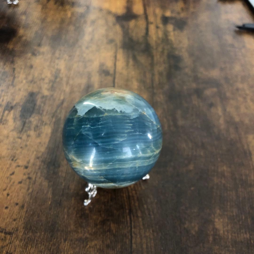 ブルーオニキス＊6.4cmスフィア＊パワーストーン天然石