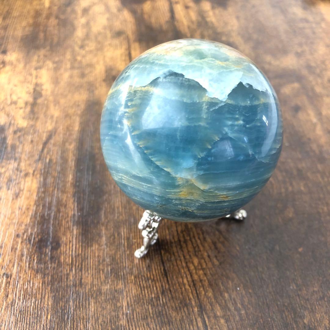 ブルーオニキス＊6.4cmスフィア＊パワーストーン天然石