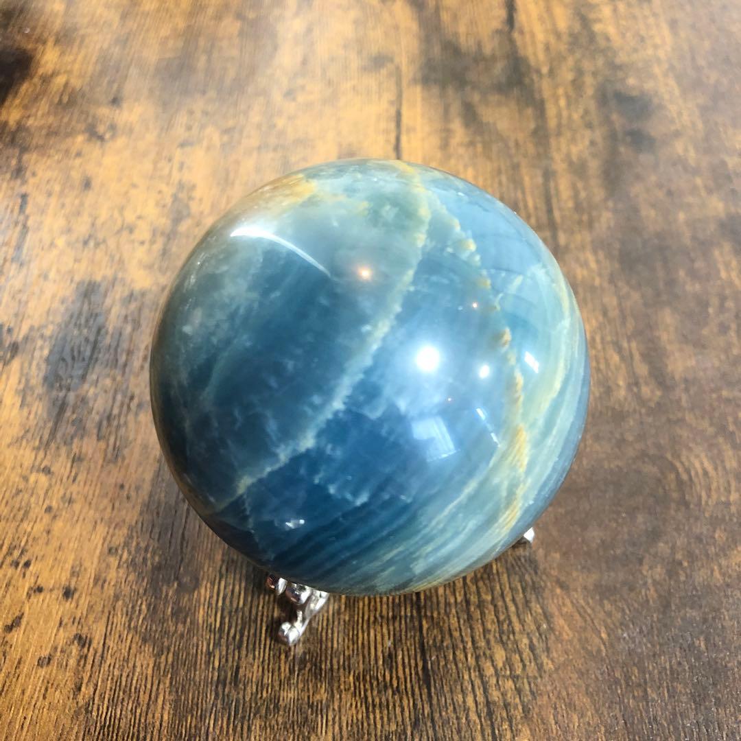 ブルーオニキス＊6.4cmスフィア＊パワーストーン天然石