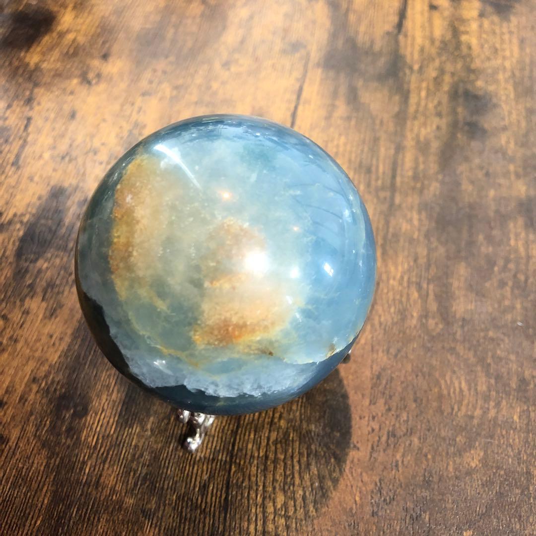 ブルーオニキス＊6.4cmスフィア＊パワーストーン天然石